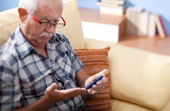 A diabetic should measure their blood sugar and take hypoglycemic medications